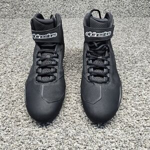 Alpinestars Sektor Vented Motorcycle Shoes Size US 13 Black